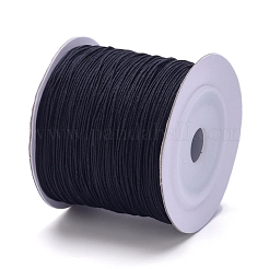 Cordón trenzado de nailon para la elaboración de joyas tejidas y manualidades de macramé.&nbsp;NWIR-D055-0.6mm-01