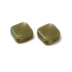Perles acryliques opaques&nbsp;OACR-WH0055-02B