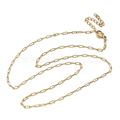 Colliers à maillons en acier inoxydable 304 pour femmes&nbsp;NJEW-U050-03G