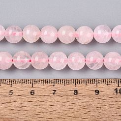 Natürlichen Rosenquarz Perlen Stränge&nbsp;G-Q601-13A-08