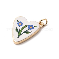 Pendentifs en laiton imprimés&nbsp;KK-H253-05B-G
