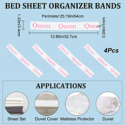 4 hebra de bandas elásticas de poliéster&nbsp;AJEW-GF0007-40