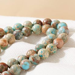 Natürliche regalite / imperial jasper / sea sediment jasper beads stränge&nbsp;G-OC0001-05