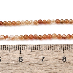 Natürliche Achat Perlen Stränge&nbsp;G-Z116-A06-2mm