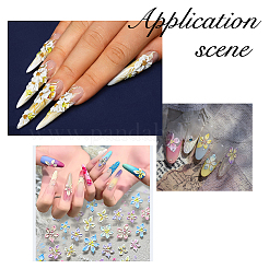 5 Stück 5 Stile PVC-Nagelkunst-Aufkleber&nbsp;MRMJ-FH0001-51