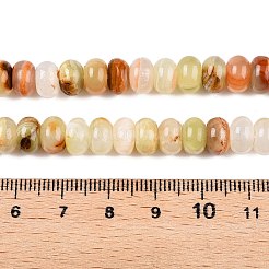 Natürliche goldene Seidenjadeperlenstränge&nbsp;G-T138-77