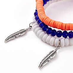 3pcs 3 Arten Stretch-Armbänder Sets&nbsp;LS-BJEW-JB05899