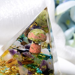 Générateurs d'énergie de résine de pyramide d'orgonite&nbsp;PW-WG195AB-01