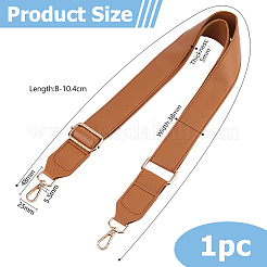 Correas ajustables para bolsos de piel sintética con cierres de aleación de zinc.&nbsp;FIND-WH0126-837C