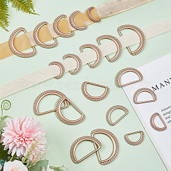 20 Stück D-Ringe aus Legierung in 5 Stilen&nbsp;FIND-WR0006-87