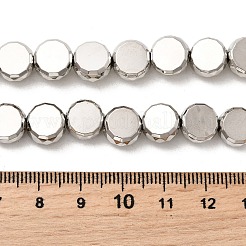 Chapelets de perles en verre électroplaqué&nbsp;EGLA-F166-04C-P