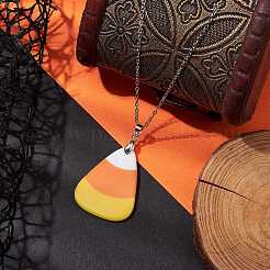 Colliers à pendentif en acrylique&nbsp;NJEW-JN04888