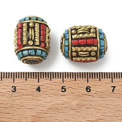 Perline di stile tibetano fatto a mnao&nbsp;KK-Z157-08AG-01