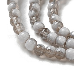Perle di vetro crackle&nbsp;X1-GLAA-U001-4mm-06