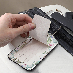 Kofferanhänger aus PU-Leder&nbsp;AJEW-WH0317-44C