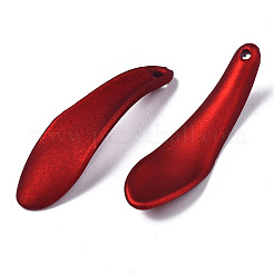 Gummierte undurchsichtige Acrylanhänger&nbsp;LS-ACRP-T010-04