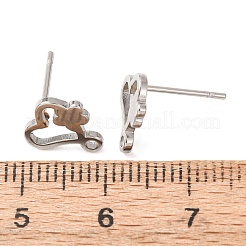 Ohrstecker-Beschläge aus Edelstahl 304&nbsp;SA-CBA4E98-01D-P