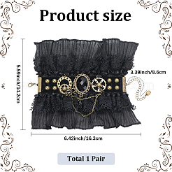 Armbänder aus Polyester-Spitzenkordel im Lolita-Stil&nbsp;BJEW-WH20005-005