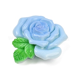 Undurchsichtige Blumen-Cabochons aus Harz&nbsp;LS-RESI-R463-02E