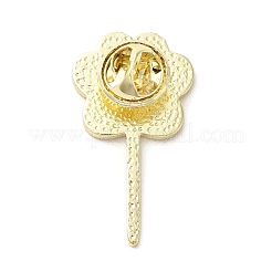 Jolies épingles en émail en forme de sucette rose vif&nbsp;JEWB-S025-12D