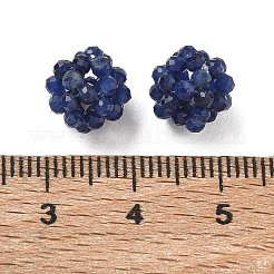 Cuentas tejidas de sodalita natural&nbsp;GG-CBA2E9C-F09-02