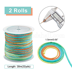 2 rouleau de fil de polyester teinté segmenté&nbsp;NWIR-PH0001-95