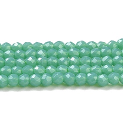 Brins de perles de verre imitation jade&nbsp;GLAA-H021-02-07