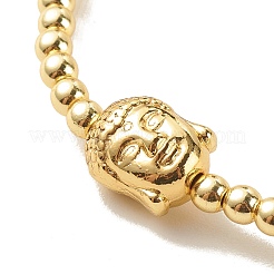 Set di braccialetti elastici con perline in ematite sintetica da 2 pz 2&nbsp;BJEW-JB07976-02