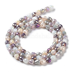 Fili di perle di vertro placcato&nbsp;GLAA-B013-01