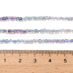 Natürlichen Fluorit Perlen Stränge&nbsp;G-L634-D07-2.5x2.5mm