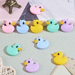 10 Stück 5 Stile Enten-Silikon-Fokusperlen&nbsp;JX653A