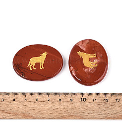 Natürlichen roten Jaspis-Cabochons&nbsp;G-T143-28H