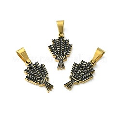 Pendentifs de polissage manuel en acier inoxydable 304 avec placage ionique (IP)&nbsp;STAS-C075-25G