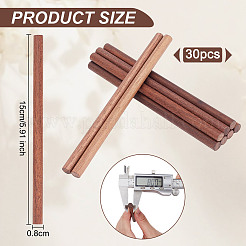 Gewachste runde Holzstäbchen&nbsp;WOOD-OC0004-01A