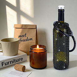 Borsa per bottiglia di vino con strass scintillanti&nbsp;AJEW-WH0609-899B