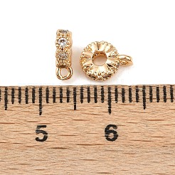 In ottone micro pavé di tubi in zirconia cubica&nbsp;KK-K407-45G