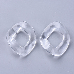 Transparentem Acryl Verknüpfung Ringe&nbsp;TACR-N007-01