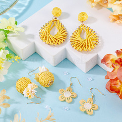 3 paire de boucles d'oreilles 3 styles&nbsp;EJEW-TA000-70B