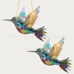 Attrape-soleil à suspendre en acrylique en forme d'oiseau&nbsp;HJEW-WH20021-02B