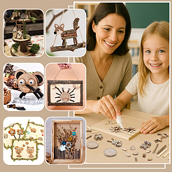 Handgefertigtes DIY-Holzbastelset&nbsp;DIY-WH0899-812