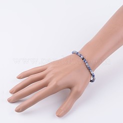 Natürliche gemischte Stein Stretch-Armbänder&nbsp;BJEW-JB02460