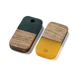 Colgantes de resina y madera de nogal&nbsp;RESI-XCP0002-16I