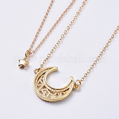 Messing Anhänger Collier-Sets&nbsp;NJEW-JN02485