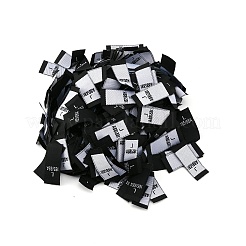 Größenetiketten aus Polyester (l)&nbsp;LS-FIND-WH0003-76E