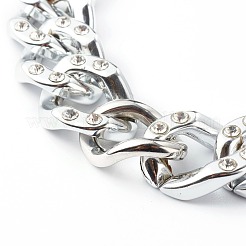 Ensemble de bracelet et collier de chaîne gourmette faits à la main&nbsp;SJEW-JS01202