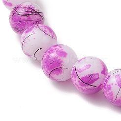 Bracelet extensible en perles de verre et turquoise synthétique&nbsp;BJEW-JB13235