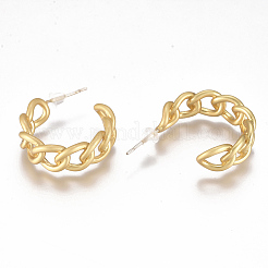 Clous d'oreilles en laiton&nbsp;EJEW-F244-03