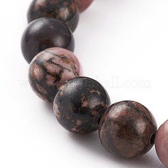 Ensembles de bracelets extensibles en perles de quartz rose naturel&nbsp;BJEW-JB05878