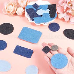 5 foglio di toppe autoadesive in denim&nbsp;PATC-TA0001-61