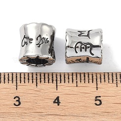 316 chirurgische Edelstahl-Europäische Perlen&nbsp;STAS-P362-27AS